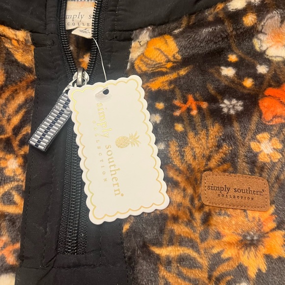 NWT!!! Simply Southern Autumn Floral Hoodie - Picture 2 of 5